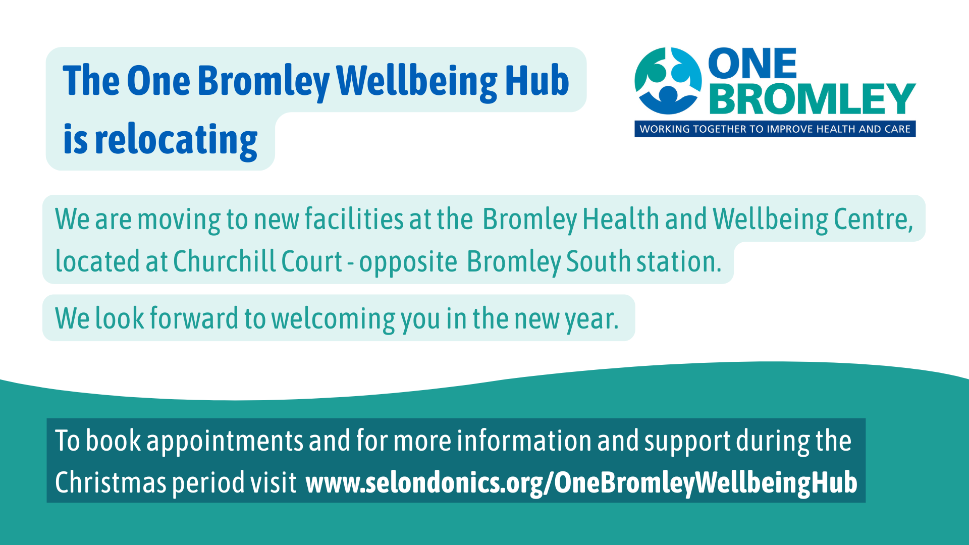 One Bromley Wellbeing Hub