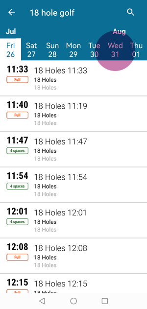 Booking system