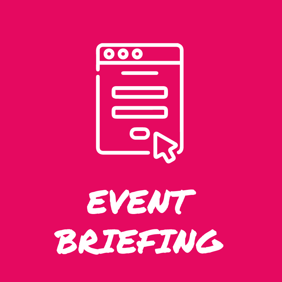 Event briefing form