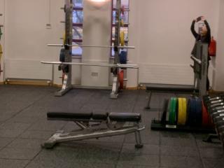 Free weights area