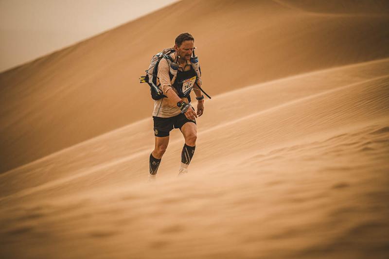 James Betteridge runs the Sahara desert